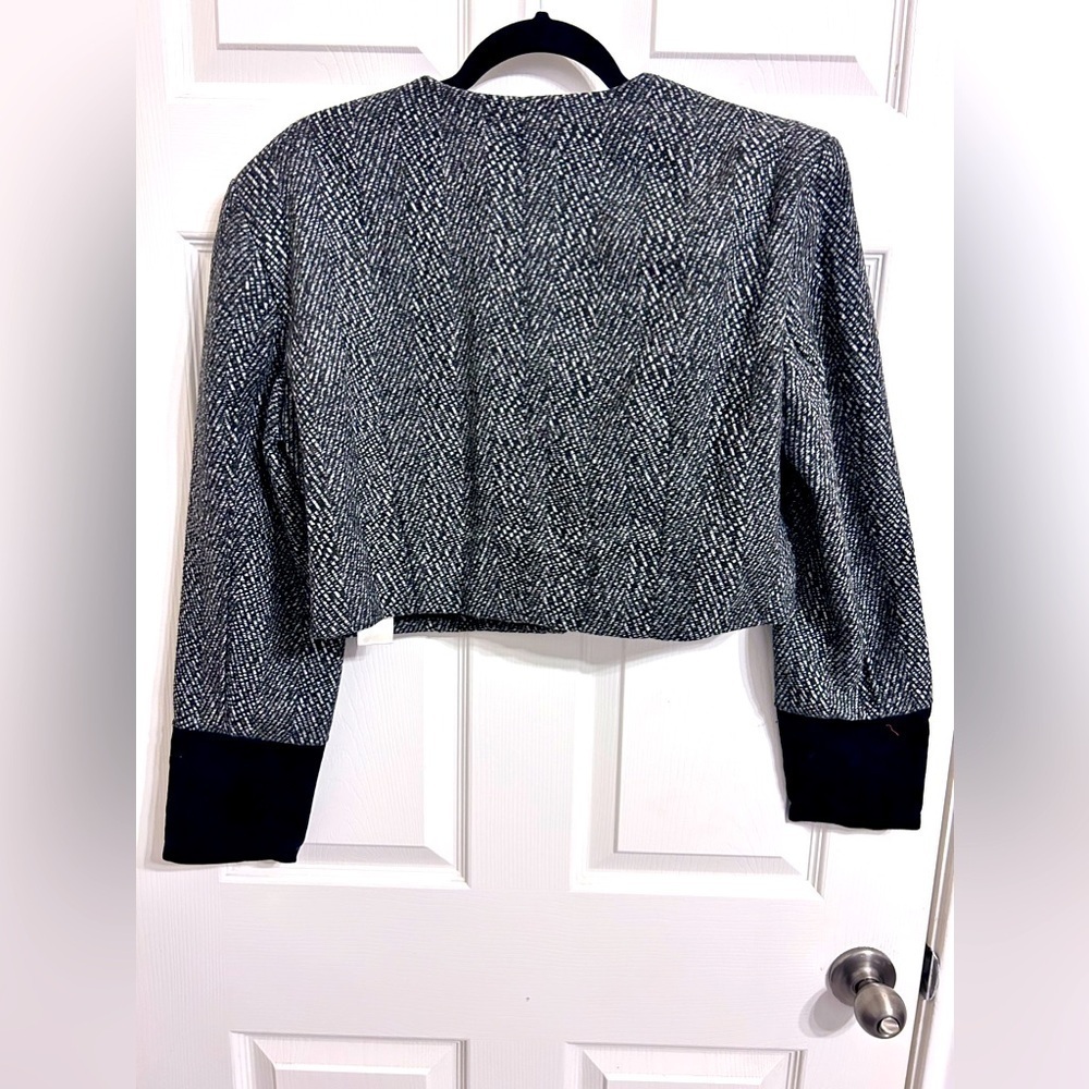 NWOT Free People, Emily Jacket, Small in Black/Gray - Picture 4 of 11